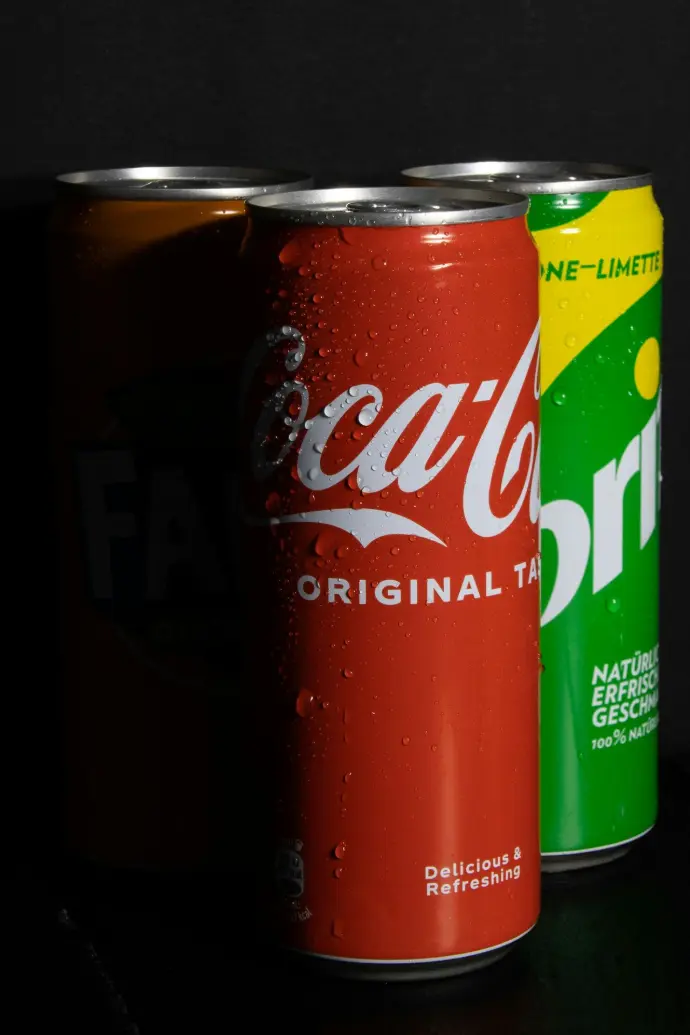 a group of cans